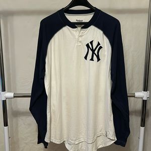 Yankees Long Sleeve Tee — Reebok